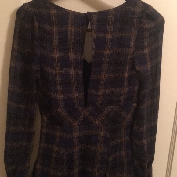 Free People Teen Spirit Minidress in blue/yellow - Picture 4 of 5